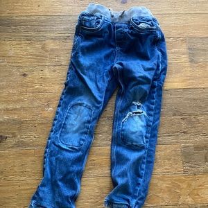 Size 120 (6/7) Hanna Andersson boys jeans.